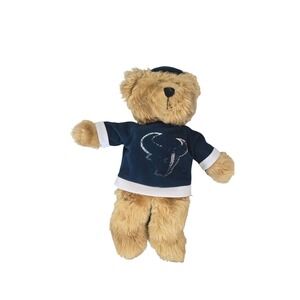 Houston Texans Plush Teddy Bear Good Stuff NFL Navy Blue Jersey Tan Stuffed Toy